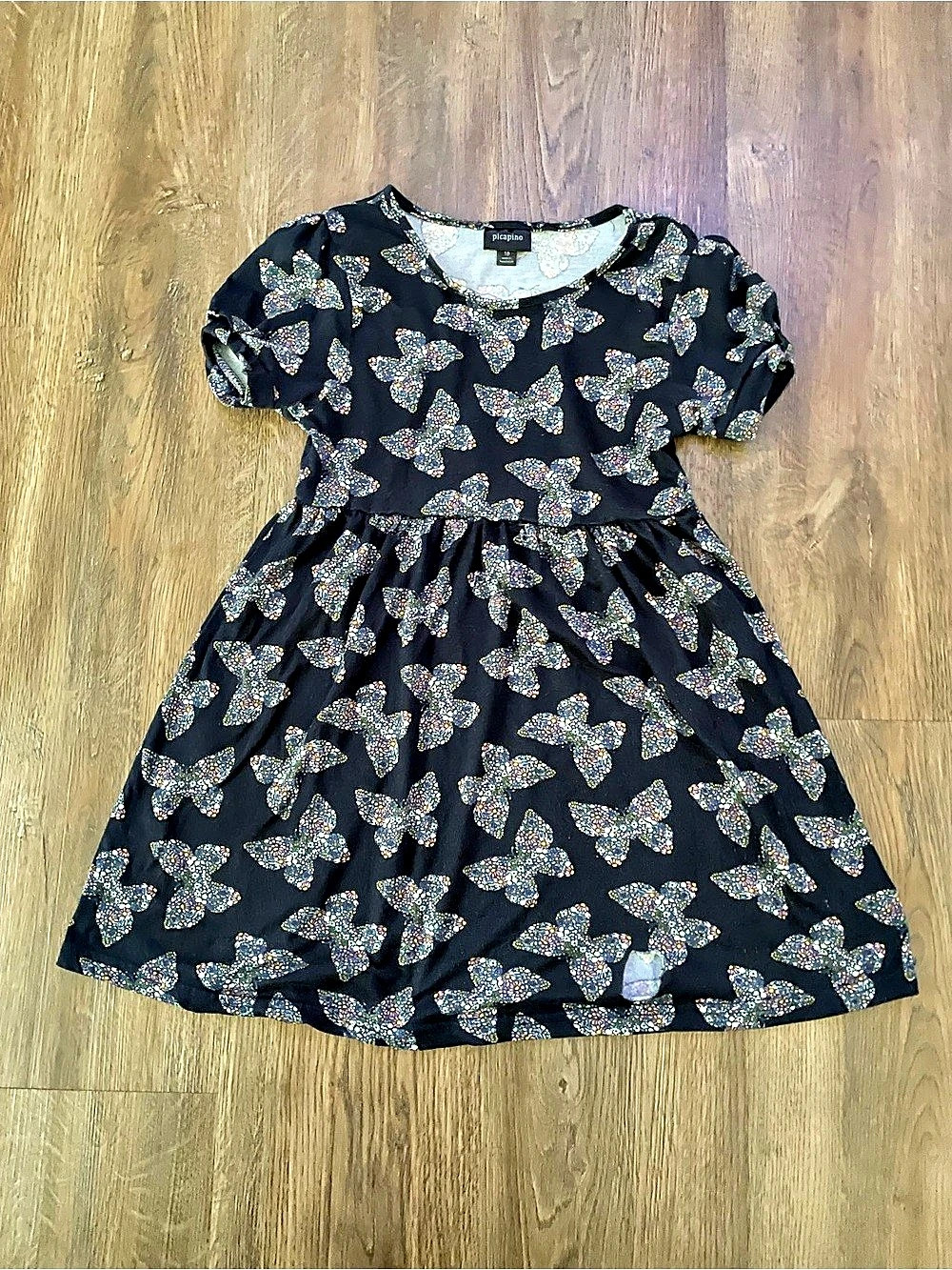 Picapino Girls Butterfly Dress Size 10 Butter Soft